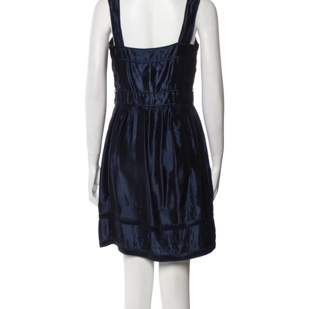 Burberry Navy Blue Midi Dress - Formal Dress - wedding - Size 8 - Picture 4 of 4